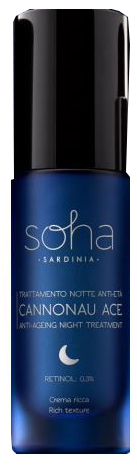 SOHA CANNONAU ACE TRATTAMENTO NOTTE ANTIETA' CREMA RICCA 20 ML - Farmacia Castello Srl